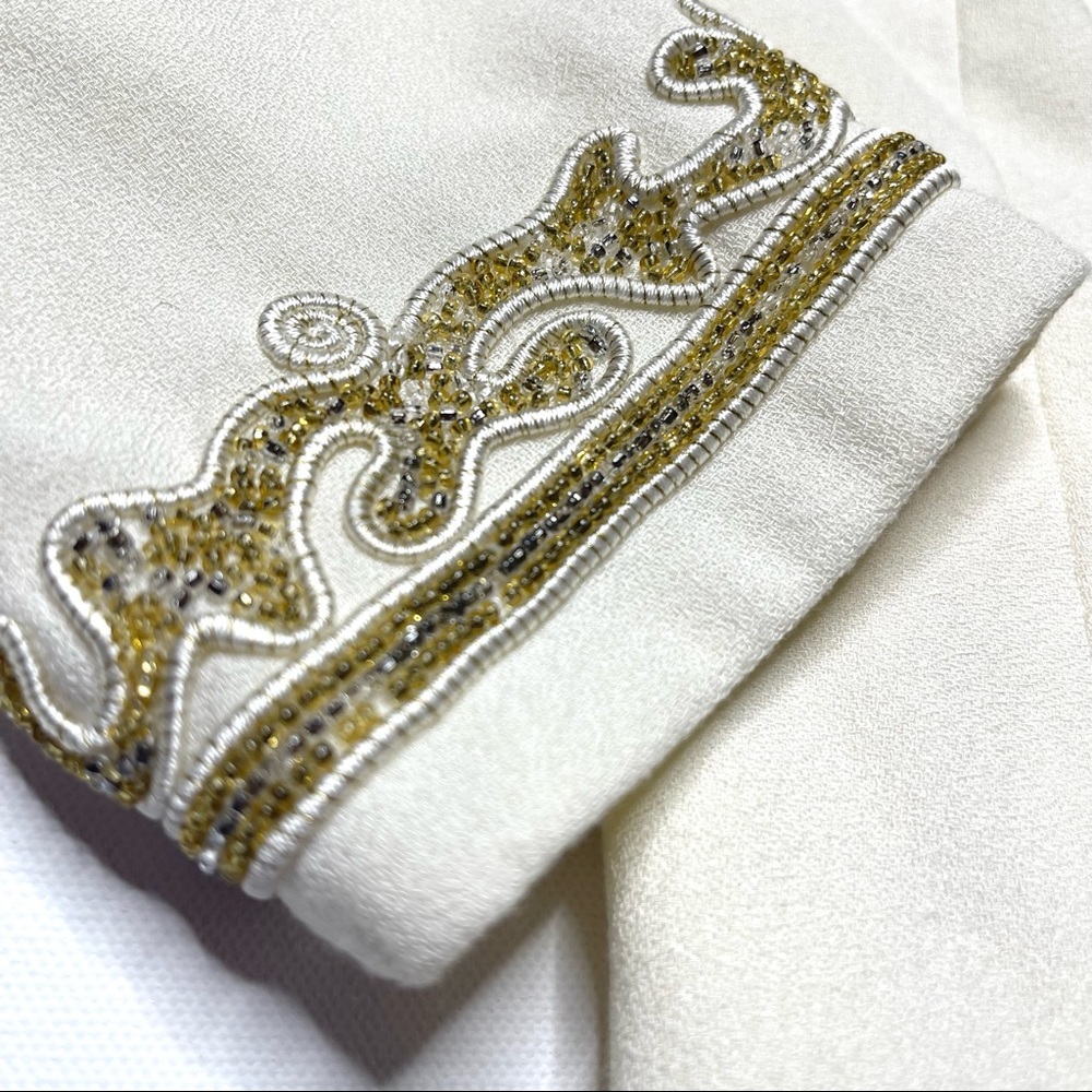 Albert Nipon Glass Bead Blazer - image 7